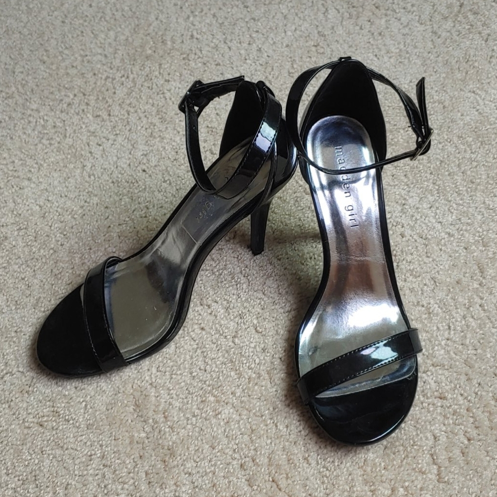 Black Madden Girl Heels